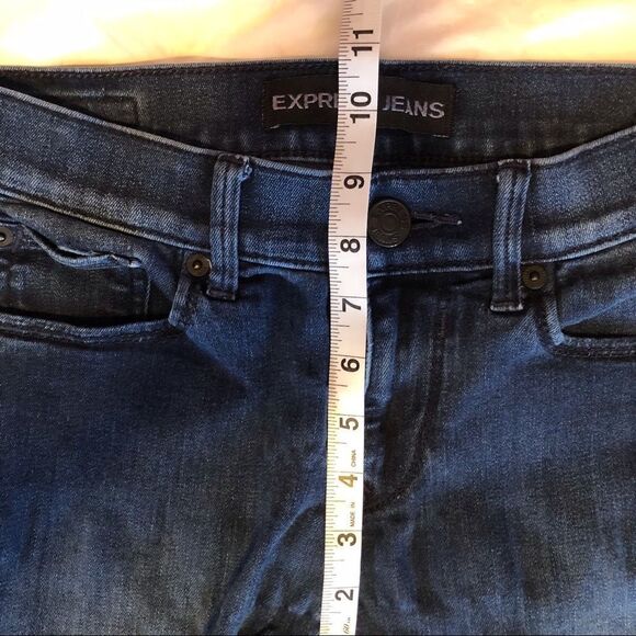 Express Jeans Mid Rise Leggings -> Express Jeans Mid Rise Leggings - Picture 4 of 12